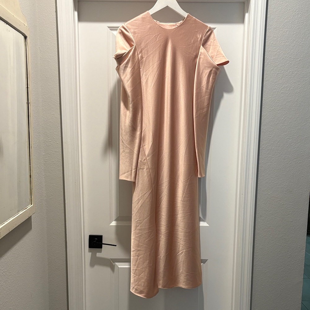 Tibi Celestia Drape Dress. Fall 17 Collection. NWT.  Minimal makeup on collar.
